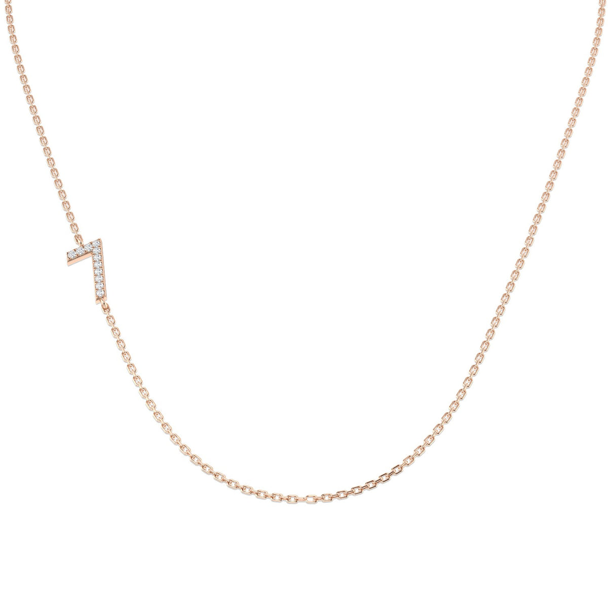 Brash Diamond Necklace 0.1ct Gold Platinum