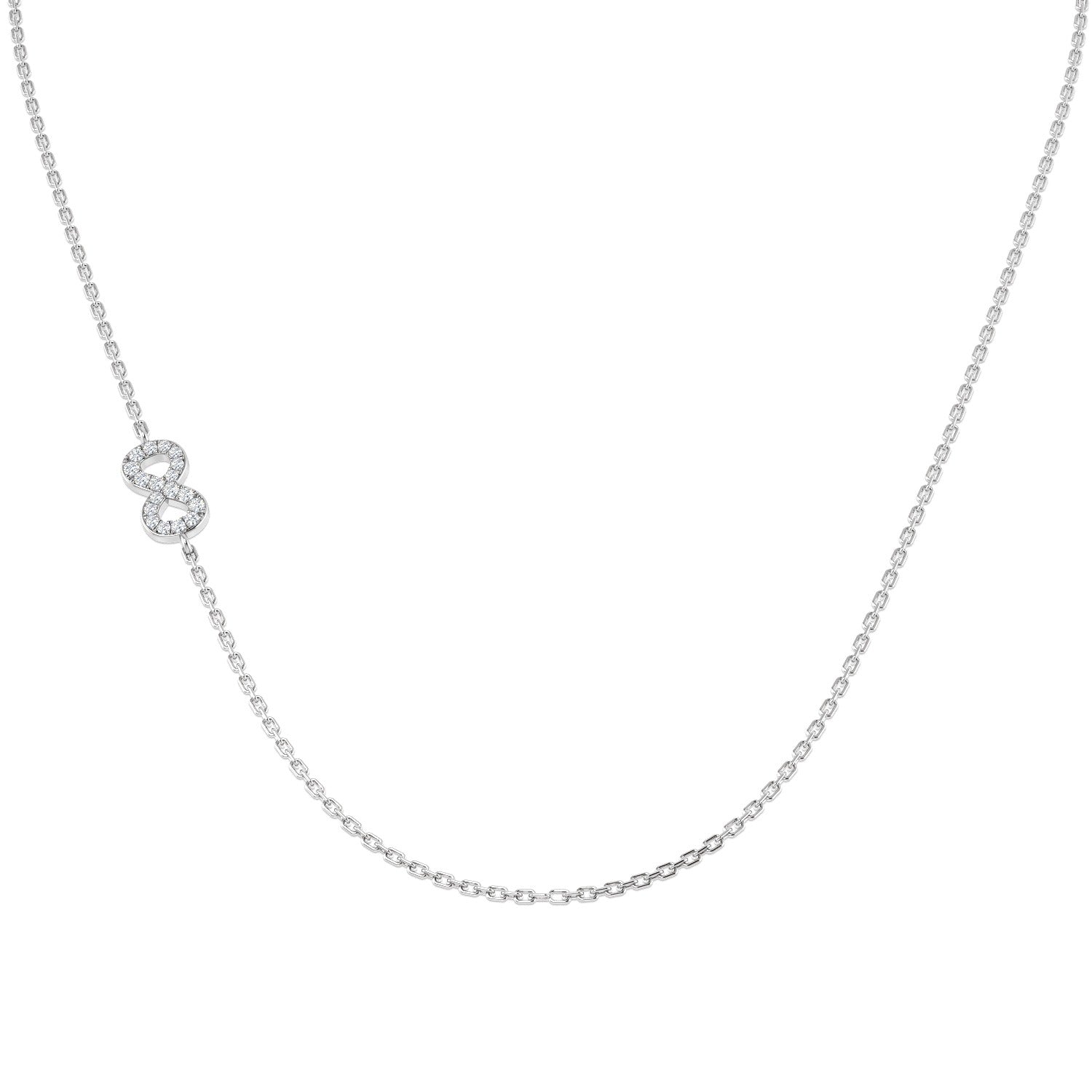 Bravo Diamond Necklace 0.1ct Gold Platinum