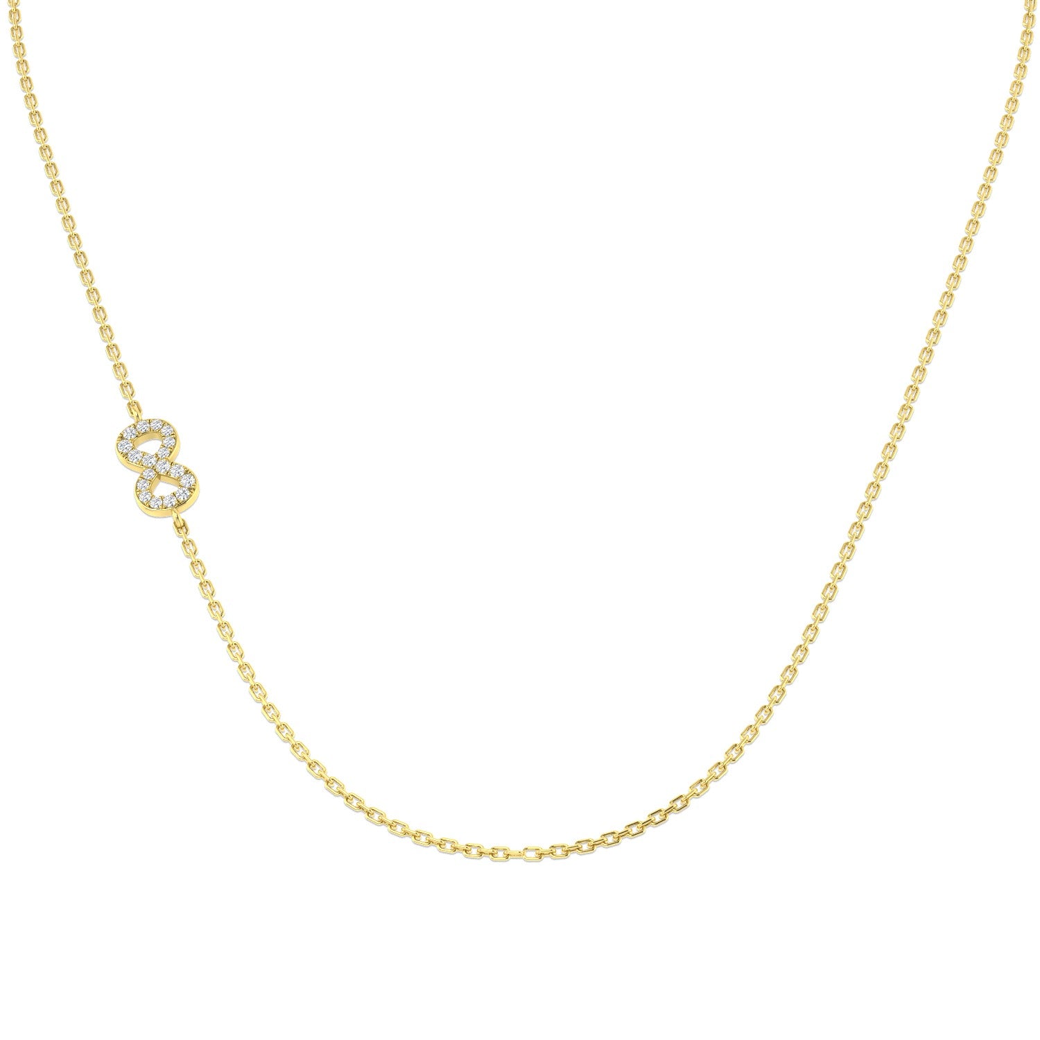 Bravo Diamond Necklace 0.1ct Gold Platinum