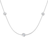 Diamond Spectacle Necklace 1ct Gold – Lab-Grown & Natural Diamonds