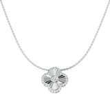 Fancy Clover Diamond Necklace 0.5ct Gold & Platinum – Lab-Grown & Natural