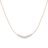 Flume Diamond Necklace Spectacle 1ct Gold Platinum