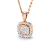 Bride Diamond Cluster Pendant 0.15ct Gold (Without Chain )