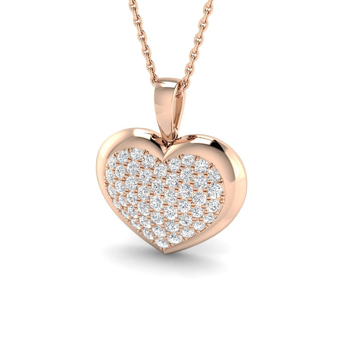 Frail Cluster Pendant 0.5ct Diamond  Gold (Without Chain )