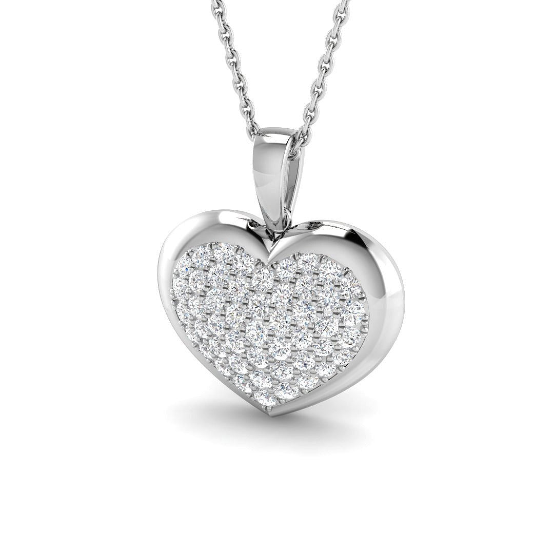 Frail Cluster Pendant 0.5ct Diamond  Gold (Without Chain )