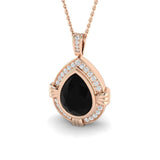 Froze Halo Diamond Pendant 5ct  Gold(Without Chain )