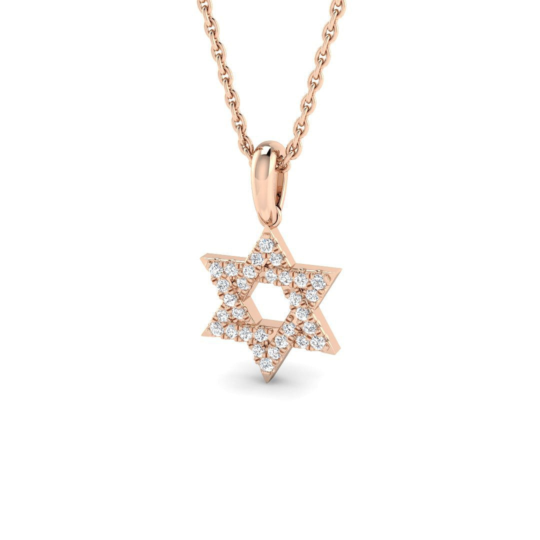 Gavel Diamond Pendant 0.1ct Gold (Without Chain )