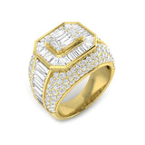 Diamond Bridgend Baguette & Brilliant Ring | 4ct