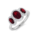 Oval Ruby Ring