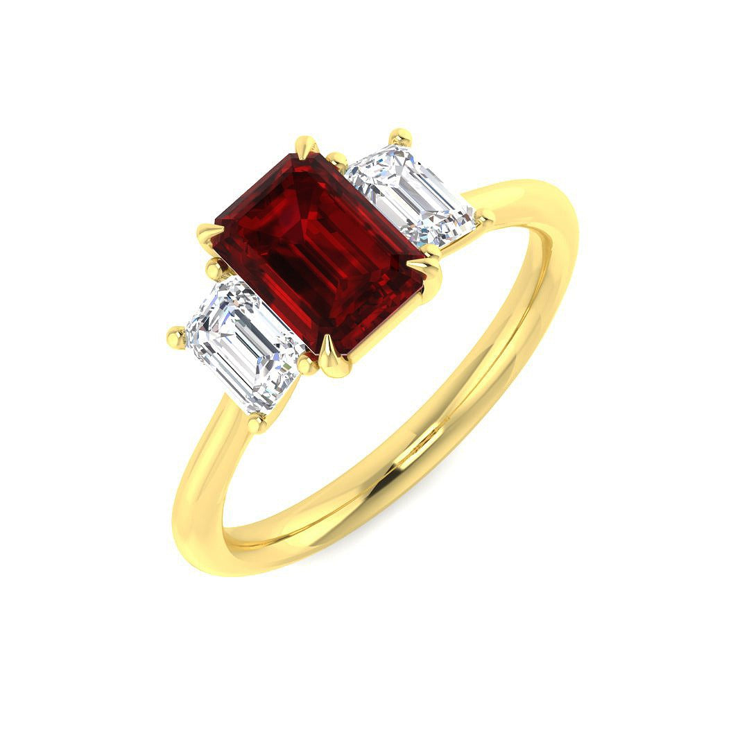 Ruby Engagement Ring