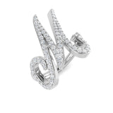 Diamond Bribgebb Initials Ring | 0.5ct | Hallmarked Gold & Platinum