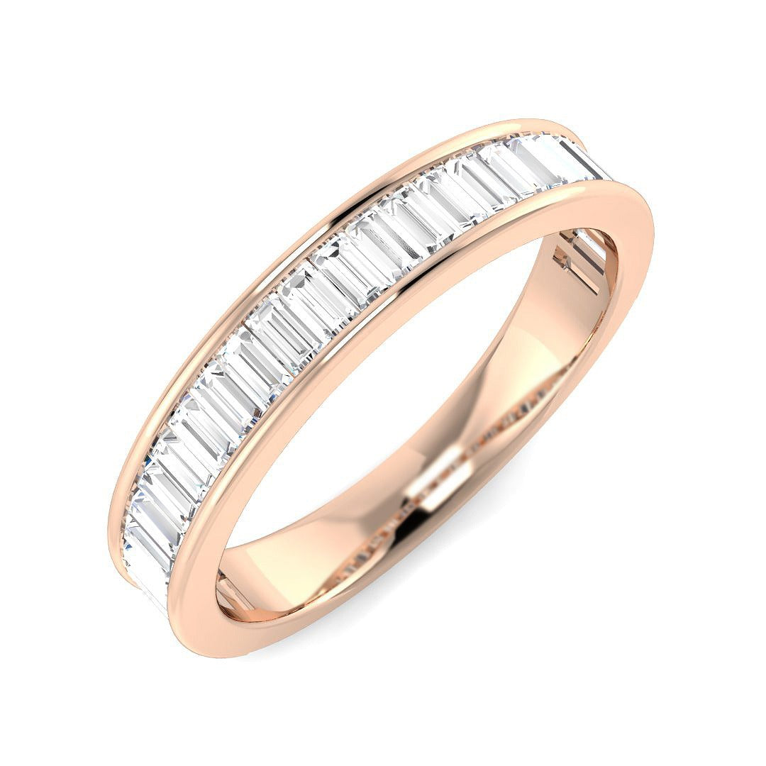 Baguette Diamond Half Eternity Ring | 1.75ct