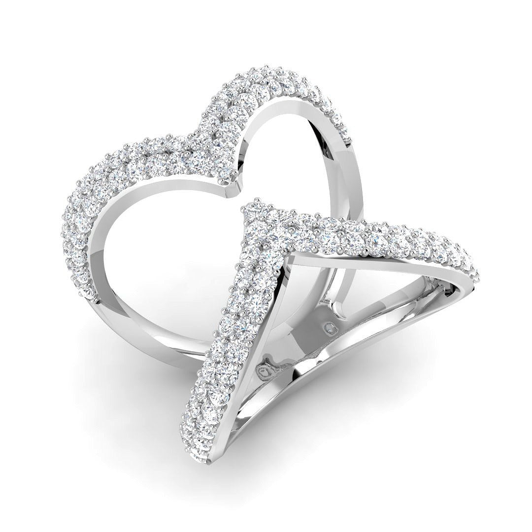 Lab-Grown Diamond Fancy Ring | 1.25ct | Hallmarked Gold & Platinum