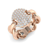 Natural Diamond Fancy Ring | 0.5ct | Hallmarked Gold & Platinum