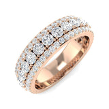 Diamond Wokibg Half Eternity Ring | 2.5ct | Hallmarked Gold & Platinum