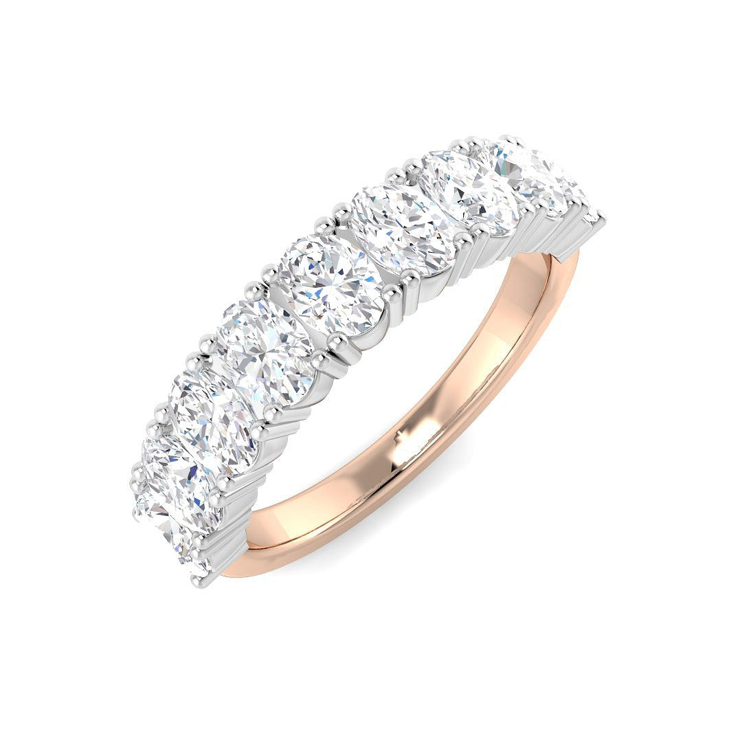 Diamond Half Eternity Ring | 2ct | Hallmarked Gold & Platinum