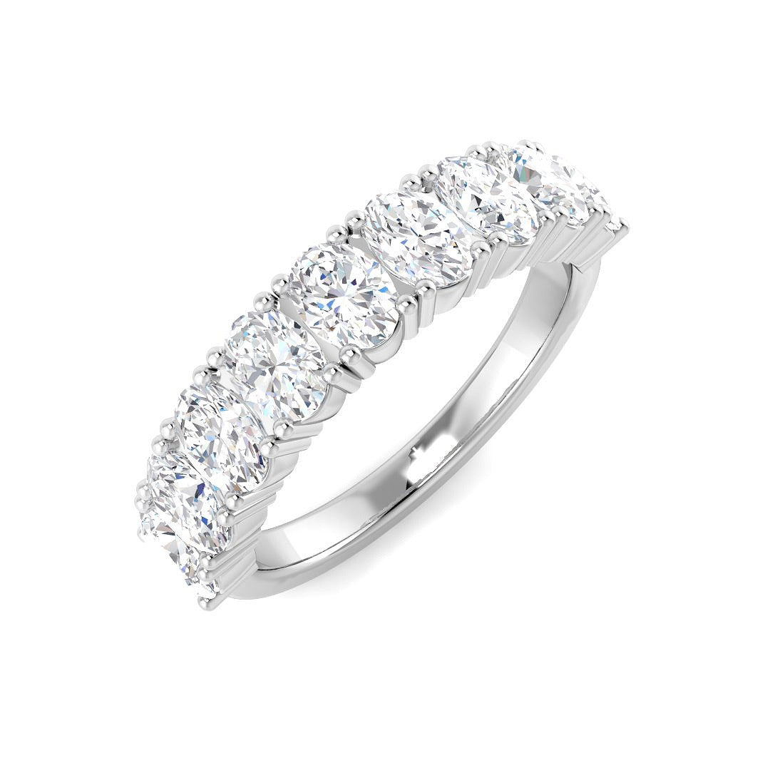 Diamond Half Eternity Ring | 2ct | Hallmarked Gold & Platinum