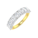 Diamond Half Eternity Ring | 2ct | Hallmarked Gold & Platinum