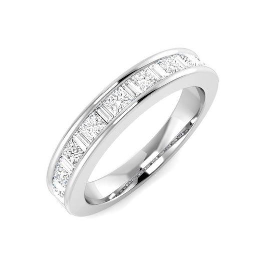 Diamond Half Eternity Ring | 1ct | Hallmarked Gold & Platinum