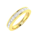 Diamond Half Eternity Ring | 1ct | Hallmarked Gold & Platinum