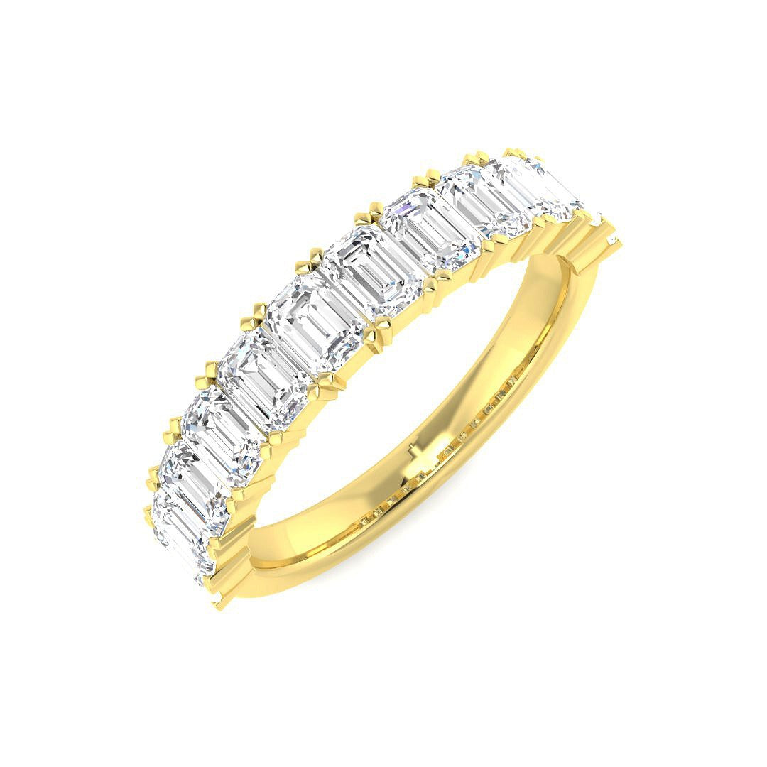1.86Ct Lab Grown Diamond Ring in 9k Yellow Gold | Ring Size - M