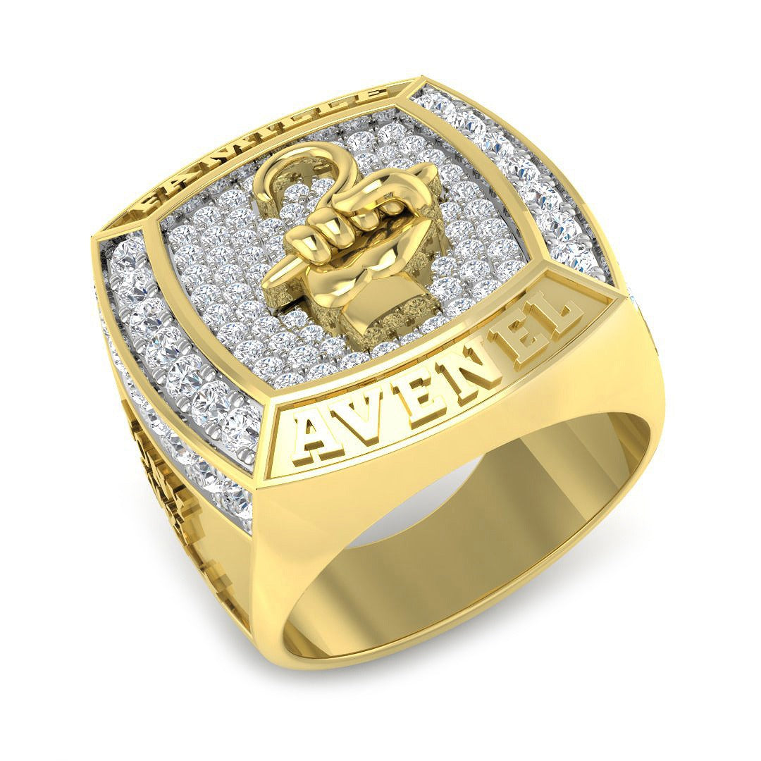 Prestige Diamond Signet Ring | 3ct | Hallmarked Gold & Platinum
