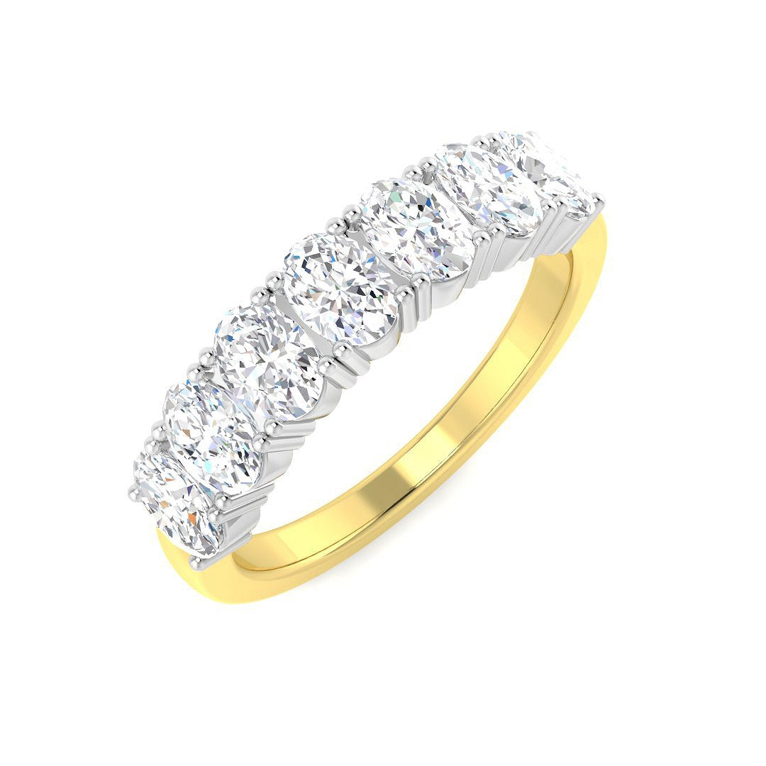 1.57Ct Lab Grown Diamond Ring in 9k Yellow Gold | Ring Size - M