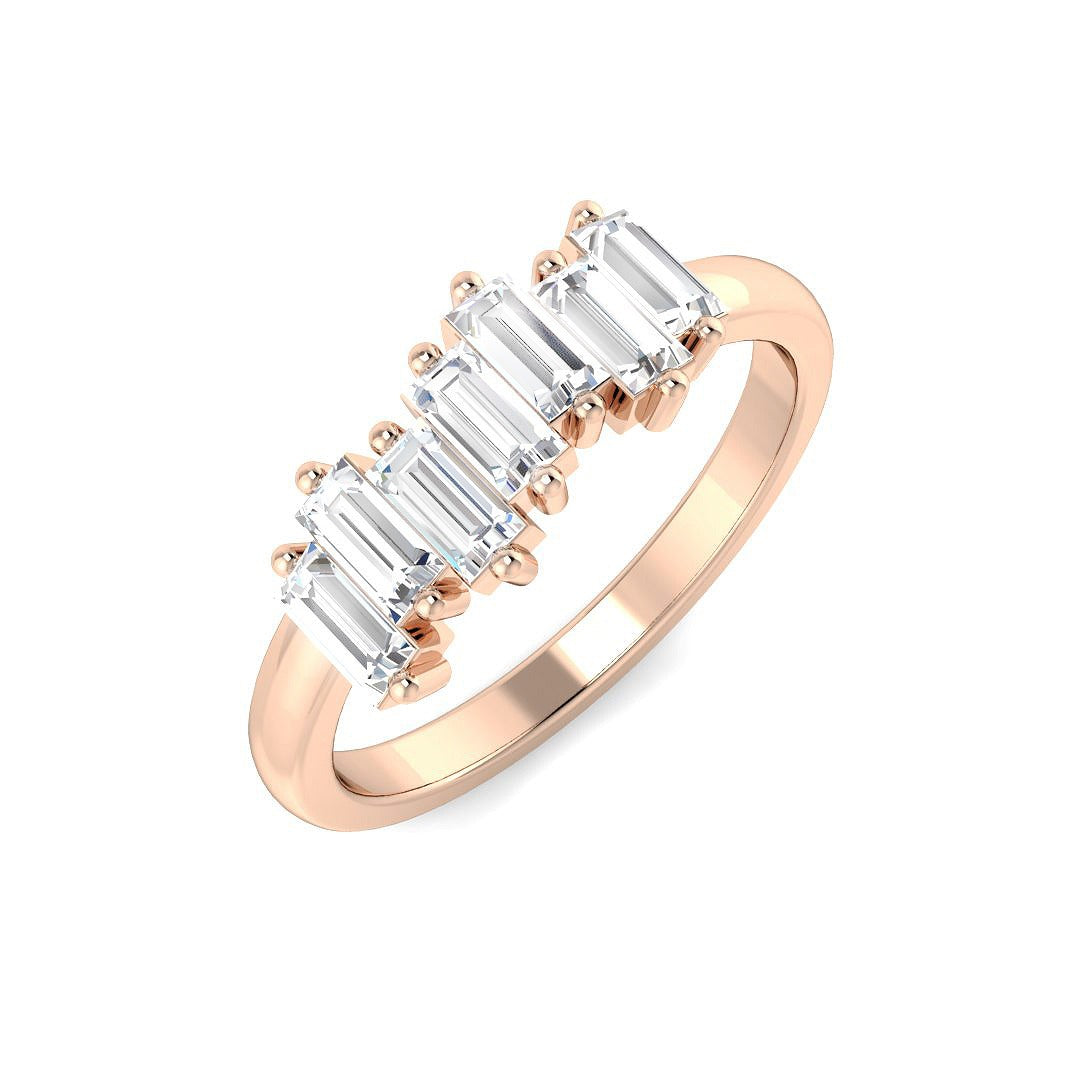 Diamond Festham Fancy Ring | 0.75ct | Hallmarked Gold & Platinum