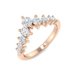Diamond Chibbibgfosb Wishbone Ring | 0.75ct