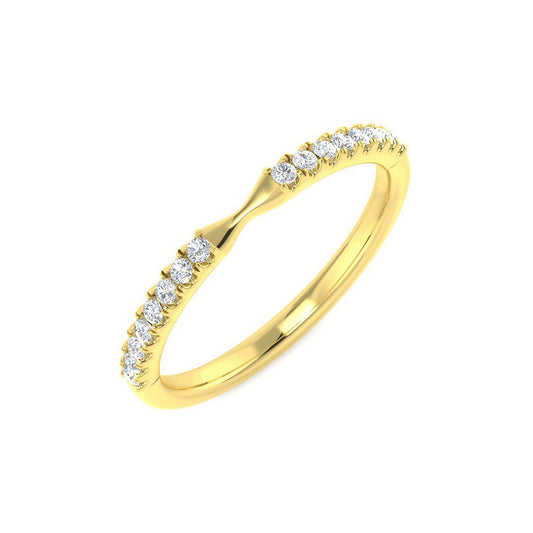 Natural Diamond Fancy Ring | 0.15ct | Hallmarked Gold & Platinum