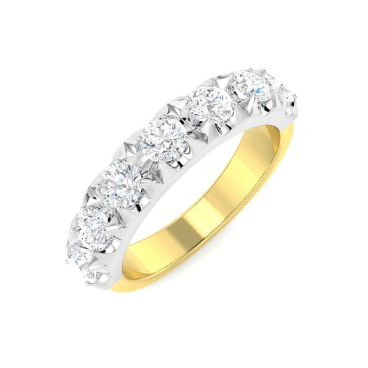 Diamond Half Eternity Ring | 0.75ct
