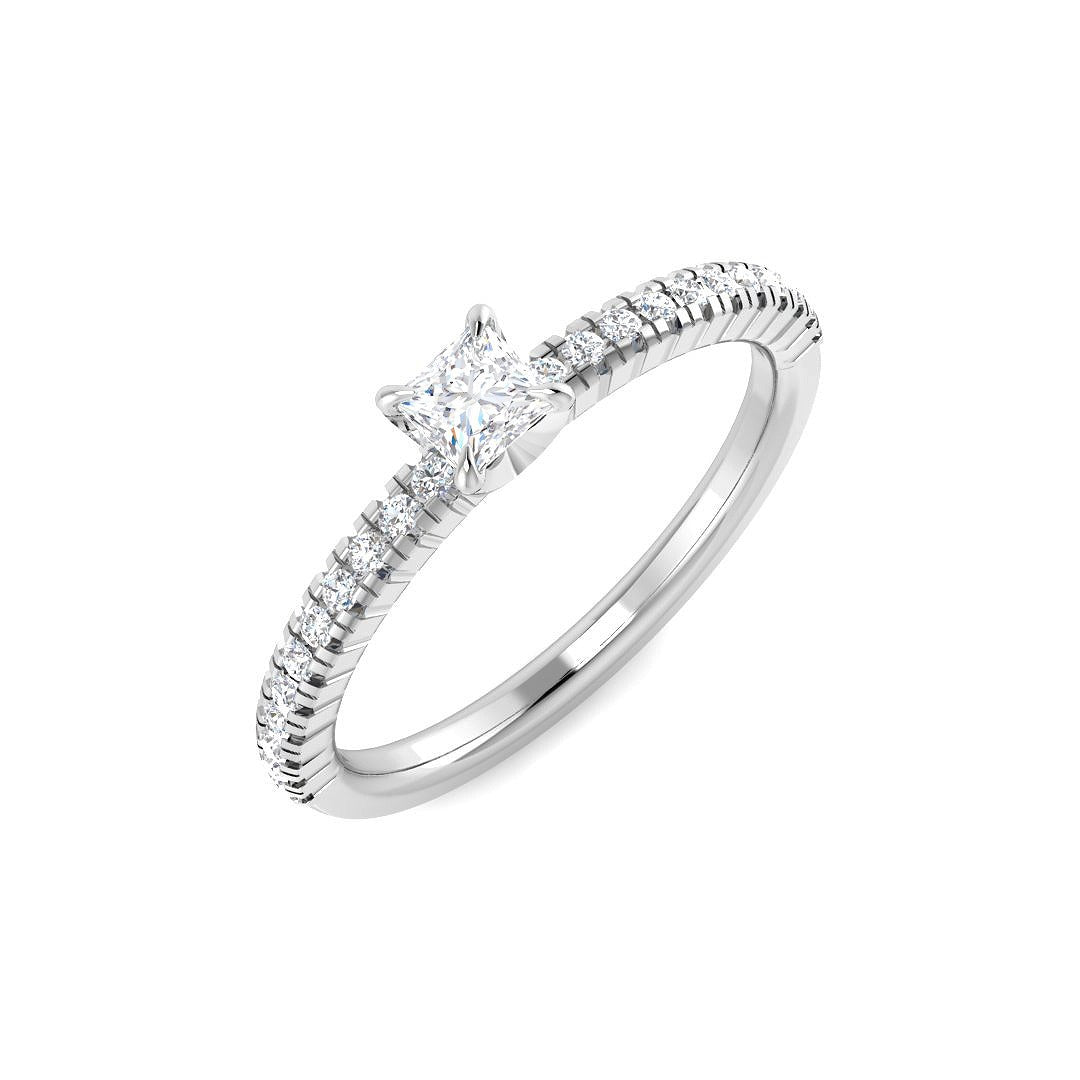 Diamond Portchekter Engagement Ring | 0.25ct