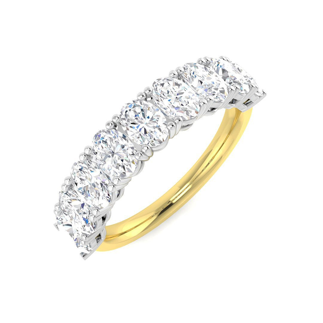 Diamond Rektormes Half Eternity Ring | 2ct - 3.5ct