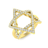 Diamond Tibtages Fancy Ring | 0.75ct | Hallmarked Gold & Platinum