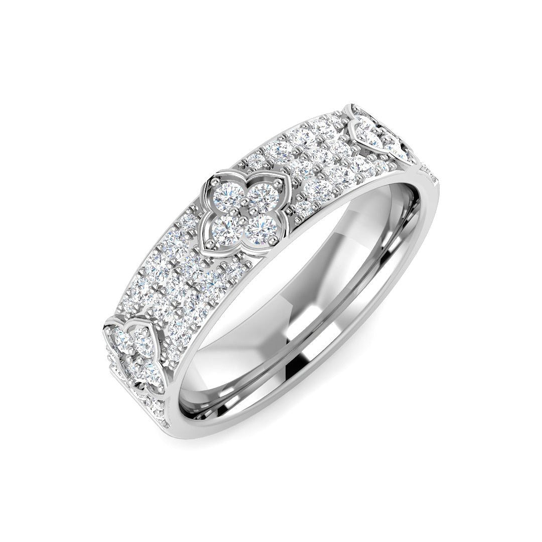 Diamond lursilgtol Half Eternity Ring | 0.5ct