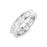 Baguette Diamond Channel Set Full Eternity Ring | 1.75ct | Lab & Natural