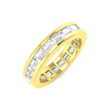 Baguette Diamond Channel Set Full Eternity Ring | 1.75ct | Lab & Natural