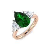 Diamond Bolsover Emerald Ring | 2.25ct | Hallmarked Gold & Platinum