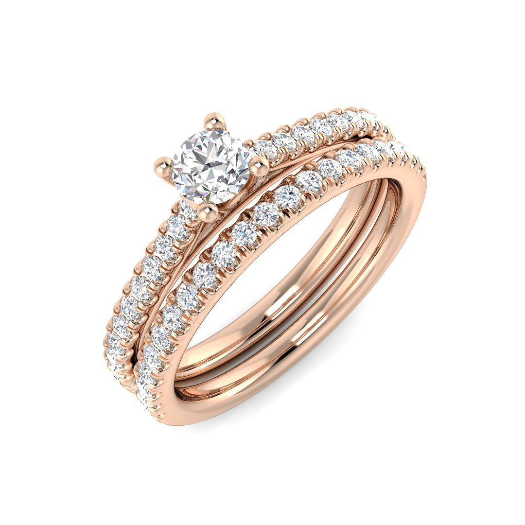Diamond Berkesey Engagement Ring | 0.75ct | Hallmarked Gold & Platinum