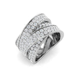Diamond Paiksey Pave Ring | 2ct | Hallmarked Gold & Platinum
