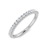 0.25Ct Lab Grown Diamond Ring in 9k White Gold | Ring Size - M