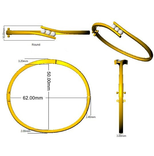 Clover Diamant-Kettenarmband mit Lünetten- und Pavé-Fassung aus Naturdiamanten in Platin