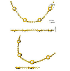 9ct White Gold 0.89ct Lab Grown Diamond Necklace Spectacle Style