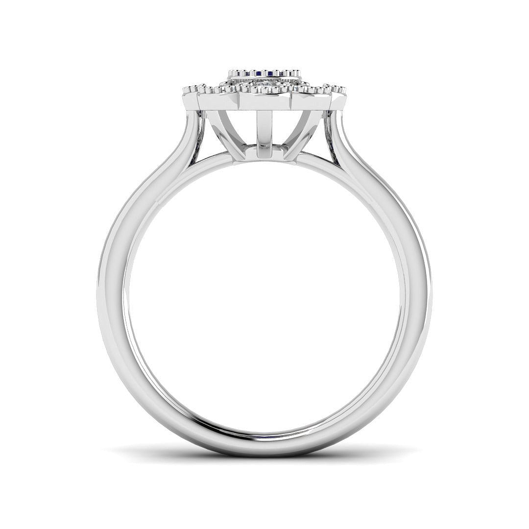 Diamond kkebfrith Blue Sapphire Ring | 0.75ct