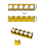 Round Cut Prong Set Lab Grown Diamond Tennis Bracelet in Platinum with Box Closure