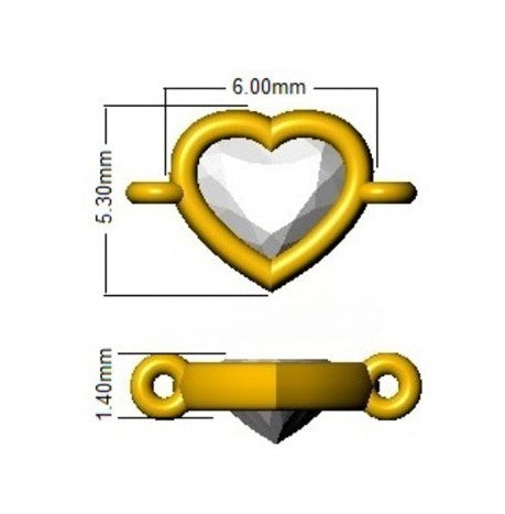 Clover Diamant-Kettenarmband mit Lünetten- und Pavé-Fassung aus Naturdiamanten in Platin