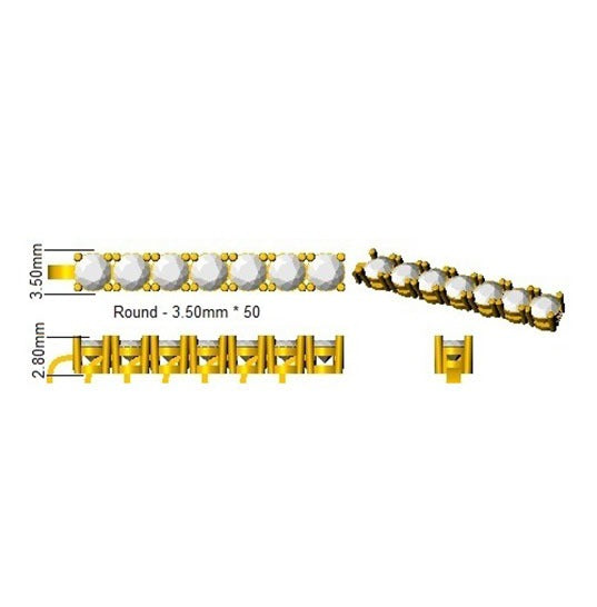 9ct White Gold 8.02ct Lab Grown Diamond Tennis Bracelet