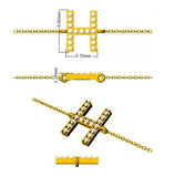 Modern Diamond Chain Bracelet