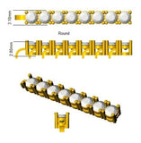 9K White Gold Lab Grown Diamond Tennis Bracelet – Round Prong Set Diamonds with Box Clasp