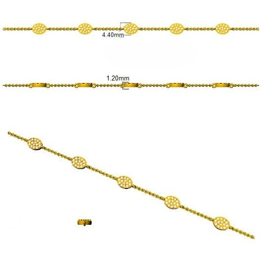 Wedding Jewelry, Delicate Chain Bracelet, Elegant Diamond Bracelet